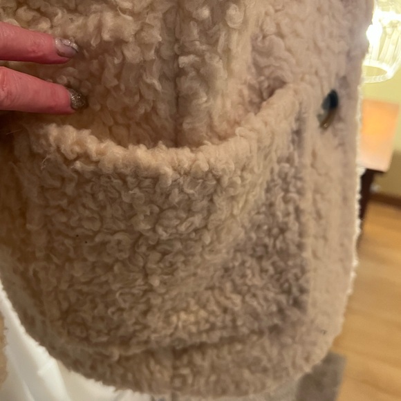 Free People Tan Teddy Jacket - Picture 4 of 6